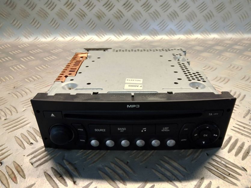 PEUGEOT 207 2009 5D RADIO CD MP3 96643699XT