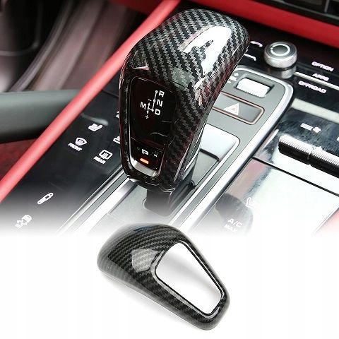 PORSCHE CAYENNE 9Y 2019-2023 NAKLADKA CARBON DZWIGNIA ZMIANY BIEGOW GALKA