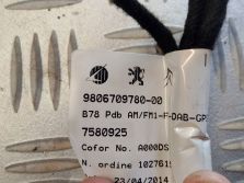 CITROEN C4 PICASSO II 2016 WIĄZKA RADIA NAWIGACJI 9806709780