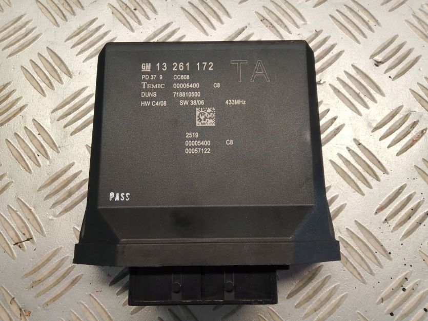 OPEL ASTRA H III GTC 2009 MODUŁ STEROWNIK KEYLESS 13261172
