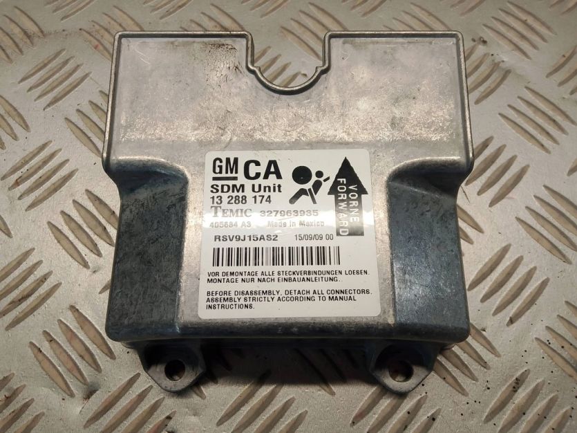 OPEL ASTRA H III GTC 2009 MODUŁ SENSOR PODUSZEK AIRBAG 13288174