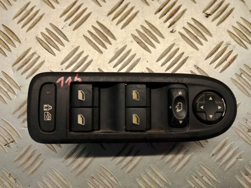 CITROEN C3 II PRZEŁĄCZNIK PANEL SZYB LUSTEREK LEWY PRZÓD 96652236XT