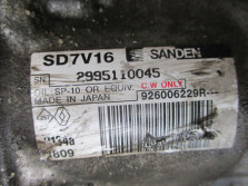 DACIA DUSTER 2011 R. 1.5 DCI KOMPRESOR 2995110045