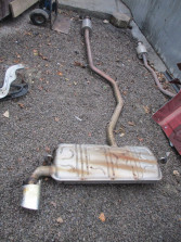 MERCEDES B KLASA W246 B180 1.6 CGI TŁUMIK