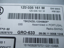 SKODA RADIO SWING PLUS KOD DO RADIA 1Z0035161M