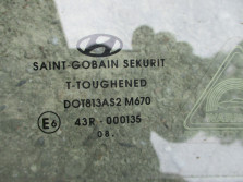 HYUNDAI I20 08 R. 5D SZYBA PRAWY PRZÓD