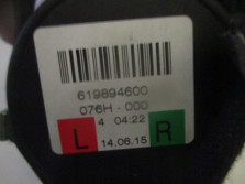 VOLVO V40 D2 15 R. PAS PRAWY LEWY TYŁ PASY TYŁ