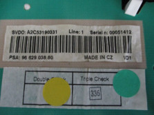 PEUGEOT 207 1.4 16V LICZNIK ZEGAR 9662903880