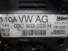 vw JETTA 1.4 TSI ALTERNATOR 03C903023H