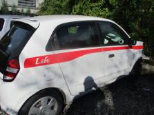 RENAULT TWINGO III 2015 R. DRZWI PRAWY TYŁ PRAWE