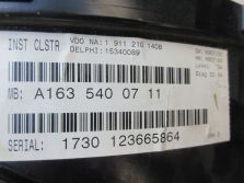 MERCEDES ML W163 3.2 licznik a1635400711