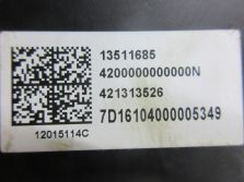 OPEL ASTRA K MODUŁ FOTALA KANAPY 13511685