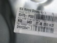 KIA VENGA MECHANIZM SZYBY LEWY PRZÓD 82470-1P020