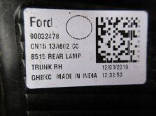 ECOSPORT MK2 II LIFT 19 R. LAMPA PRAWY TYŁ W KLAPE