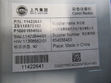 MG MG ZS LIFT 2023 R. RADIO NAWIGACJA 11422641 654556455