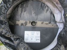 JEEP WRANGLER JL SAHARA 2019 R. POKROWIEC NA KOŁO ZAPASOWE OSŁONA KOŁA