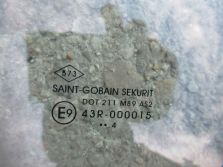 DACIA LODGY DOKKER SZYBA PRAWY PRZÓD 2014