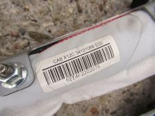 NISSAN JUKE I LIFT 2015 R. KURTYNA LEWA PODUSZKA FOTELALEWA 34121066