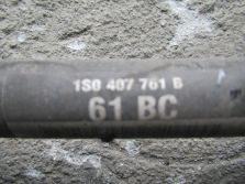 SEAT MII 1.0 PÓŁOS LEWA 1S0407761B