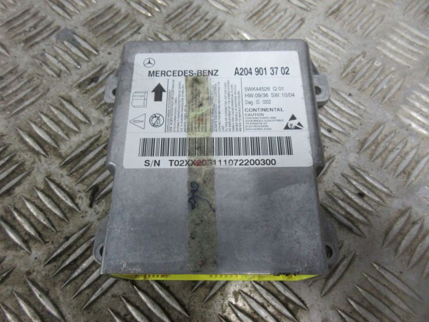MERCEDES GLK X204 MODUŁ SENSOR AIRBAG A2049013702 SPRAWNY