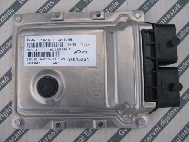 KOMPUTER STEROWNIK SILNIKA FIAT PANDA III 1.2 9GF.TE 52045264 WYLOGOWANY