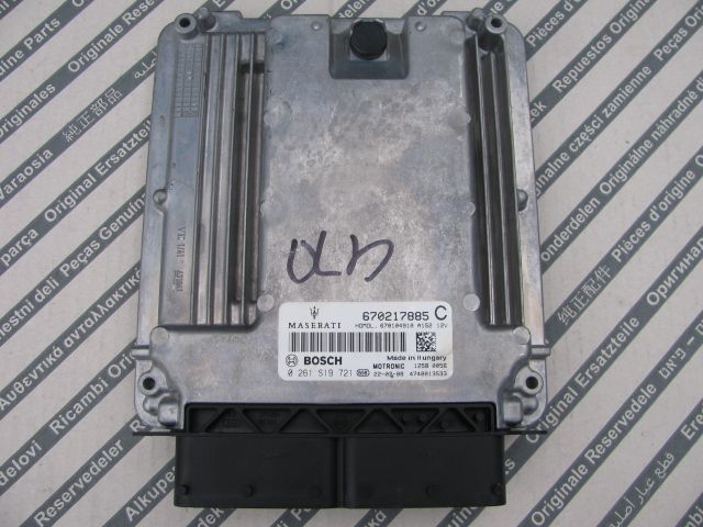 KOMPUTER STEROWNIK SILNIKA MASERATI LEVANTE SQ4 3.0 670217885 0261S19721