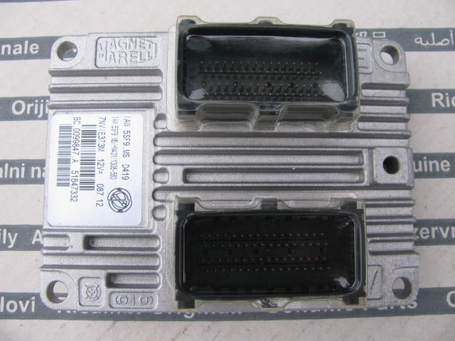 KOMPUTER FIAT 500 1.2 IAW 5SF9.MS 51847332 NOWY