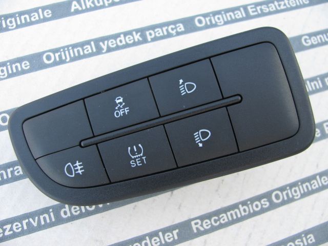 PRZEŁĄCZNIK PRZYCISKI REGULACJI ŚWIATEŁ MENU FIAT TIPO II 16-...