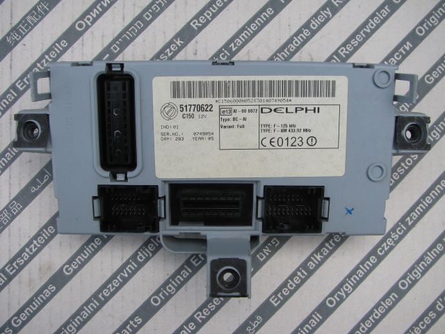 BODY KOMPUTER MODUŁ BSI FIAT DOBLO I LIFT 05-09 51770622