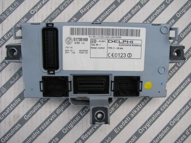BODY KOMPUTER MODUŁ BSI FIAT DOBLO I LIFT 05-09 51735169