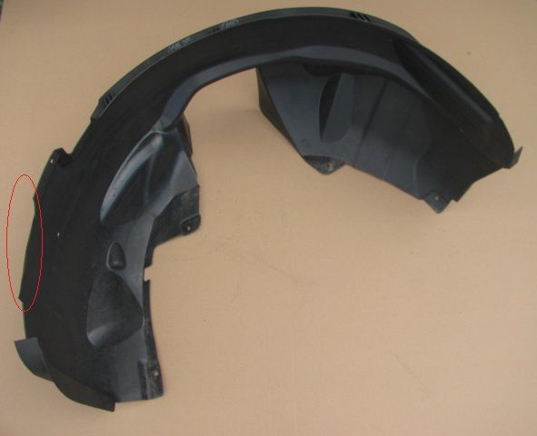 NADKOLE OCHRONNE LEWY PRZÓD FIAT BRAVO II 07-13 ORYGINAŁ 51757498 BIELSKO