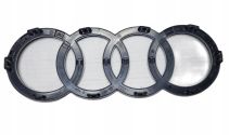 Emblemat Znaczek Logo AUDI Atrapy GRILLA Q7 Q8 24- CZARNY OE 8MA853605 A/B