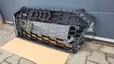 Atrapa chłodnicy GRILL Audi A4 B9 8W0 BLACK PDC QUATTRO 8W0853651EB DT NOWA