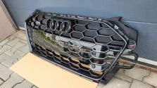 Atrapa chłodnicy GRILL Audi A4 B9 8W0 BLACK PDC QUATTRO 8W0853651EB DT NOWA