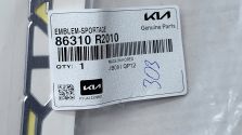 Emblemat Napis Modelu SPORTAGE V 21- Klapy TYŁ Tylnej NOWY OE 86310-R2000