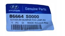 Kratka Zaślepka zderzaka TYŁ PRAWA Hyundai i30 N III 17- OE 86664-S0000 NEW