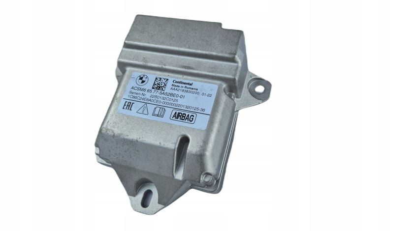 Sterownik Poduszek AIRBAG AIR BAG ACSM6 BMW G60 G70 G05 G06 G07 OE 5A52BE0