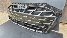 Atrapa chłodnicy GRILL Audi A3 8Y LIFT 24- S-LINE OE 8Y0853651AF BLACKCHROM