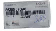 Emblemat Napis Znaczek Logo TYŁ KIA OE 86300-J7GA0 ORYGINAŁ NOWY ASO !!!
