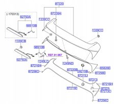 Lampa Światło 3 STOP + SPRYSK Hyundai Tucson III OE 92700-D7 ORYGINAŁ NOWA!