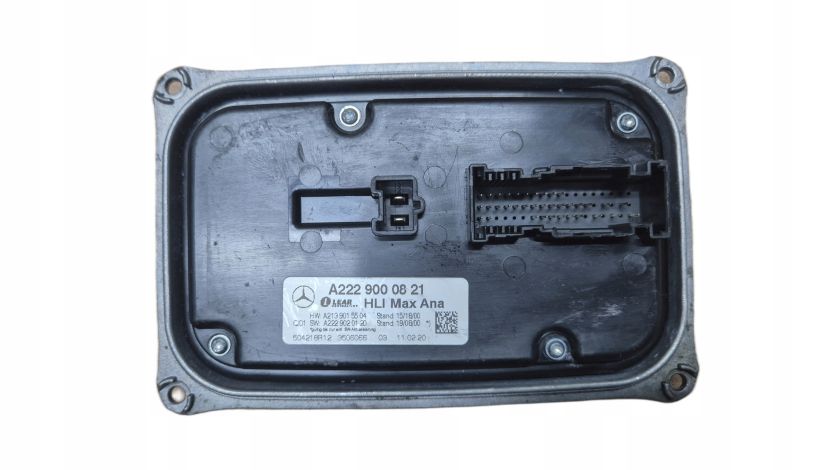Przetwornica Moduł Lampy LED Mercedes W213 W222 OE A2229000821 ORYGINAŁ !!!