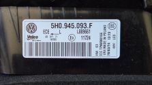 Lampa LED Tylna w Klapę TYŁ LEWA VW Golf 8 LIFT 24- 8,5 OE 5H0945093F NOWA