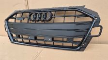 Atrapa chłodnicy GRILL Audi A4 B9 8W LIFT 19- QUATTRO + PDC OE FULL BLACK !