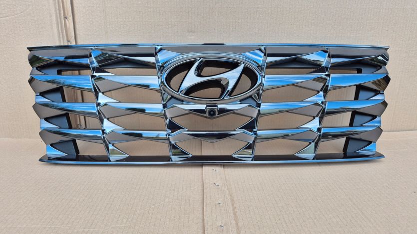 GRILL Atrapa chłodnicy + WZMOCNIENIE + KAMERA Hyundai Tucson IV 20- OE NOWY