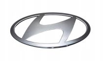 Znaczek Emblemat Logo PRZÓD Grill Hyundai Tucson IV LIFT 2024- SREBRNY NOWY