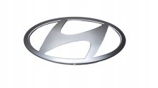 Znaczek Emblemat Logo PRZÓD Grill Hyundai Tucson IV LIFT 2024- SREBRNY NOWY