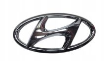 Znaczek Emblemat Logo PRZÓD Grill Hyundai Tucson IV Jasny CHROM 86300-N9010