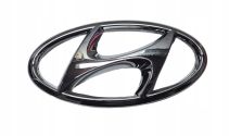 Znaczek Emblemat Logo PRZÓD Grill Hyundai Tucson IV Jasny CHROM 86300-N9010