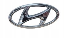 Znaczek Emblemat Logo PRZÓD Grill Hyundai Tucson IV Jasny CHROM 86300-N9010