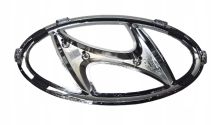 Znaczek Emblemat Logo PRZÓD Grill Hyundai Tucson IV Jasny CHROM 86300-N9010